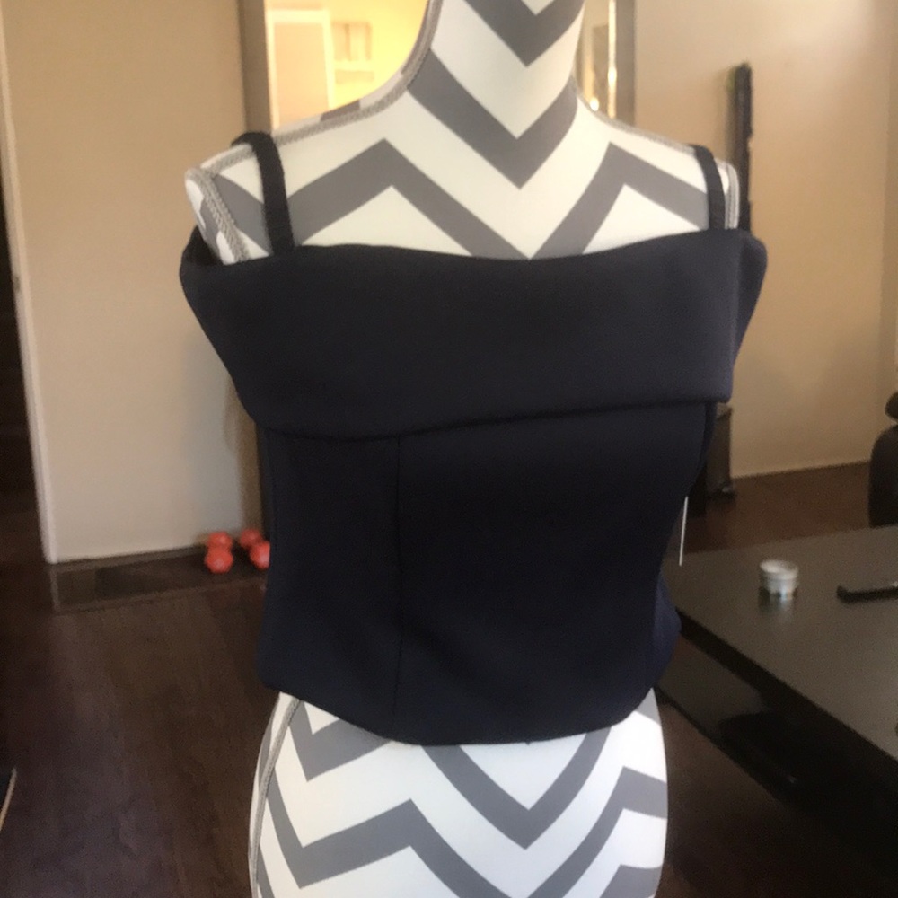 Navy blue top
